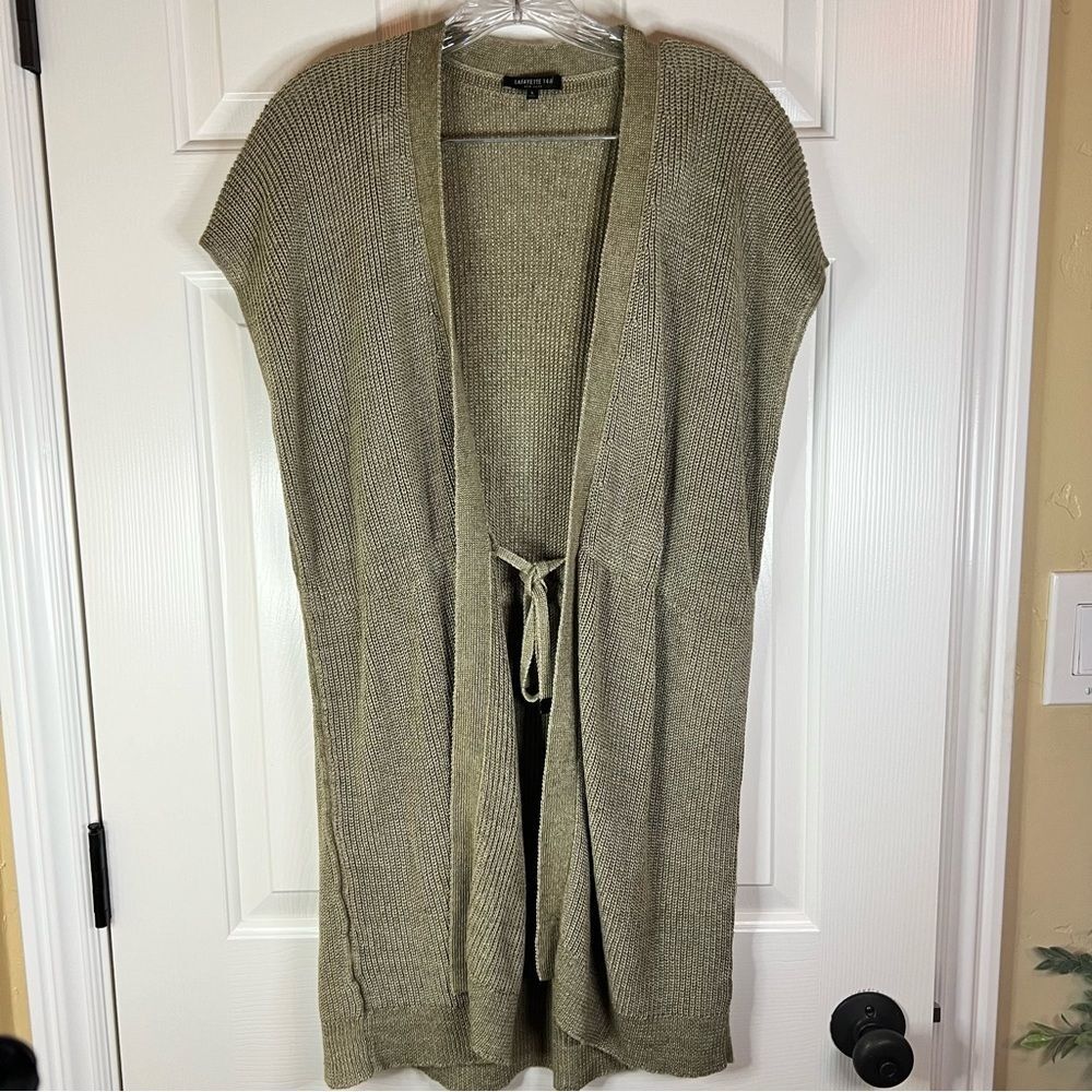 Lafayette 148 New York Olive Cardigan
